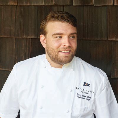 Executive chef Nick Vogel PHOTO BY DOUG YOUNG