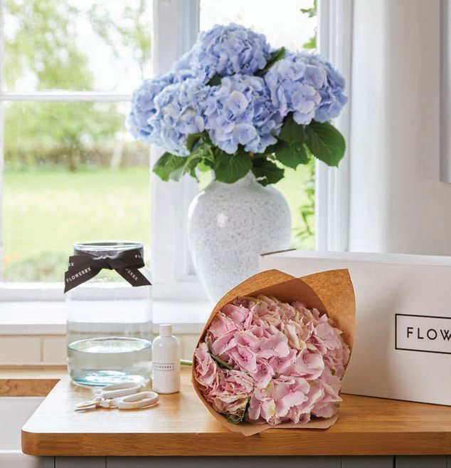 FLOWERBX curates modern flower arrangements with sustainable packaging. PHOTO COURTESY OF BRAND
