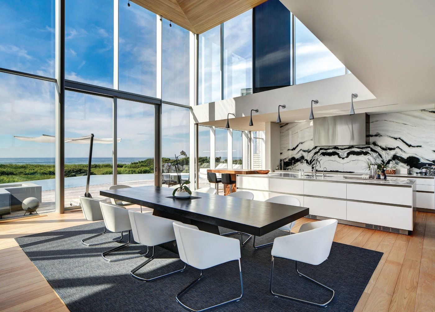 115 Beach Lane is one of only seven oceanfront homes in Wainscott. PHOTO COURTESY OF THE CORCORAN GROUP