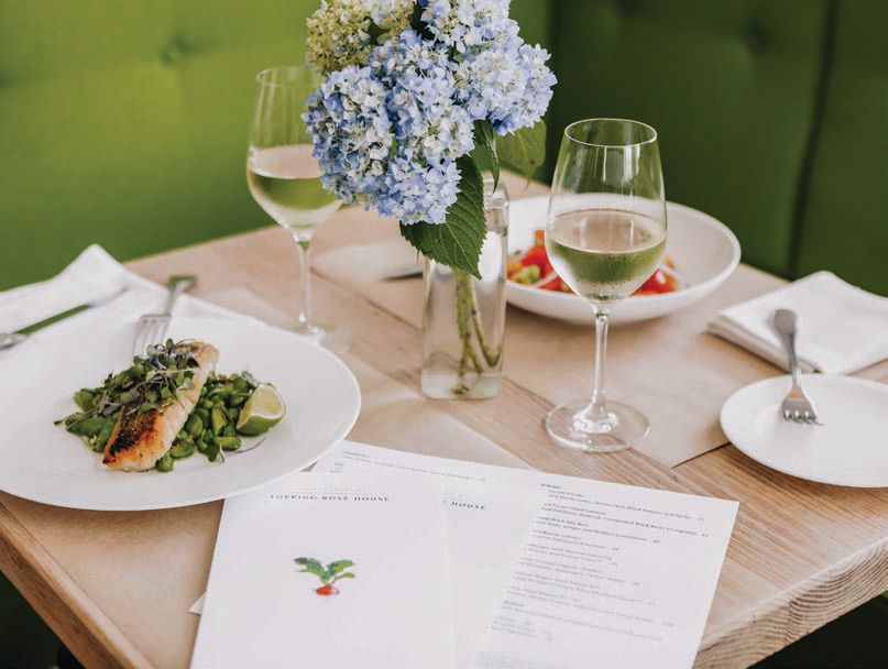 The elegant Jean-Georges at Topping Rose House. PHOTO: BY JENNA GALLO