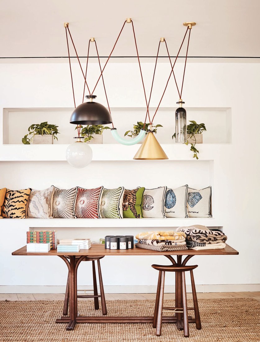 With a multitude of home accessories available, shop from various brands including Saved NY and Roll & Hill. PHOTO BY WESTON WELLS/COURTESY OF ONE