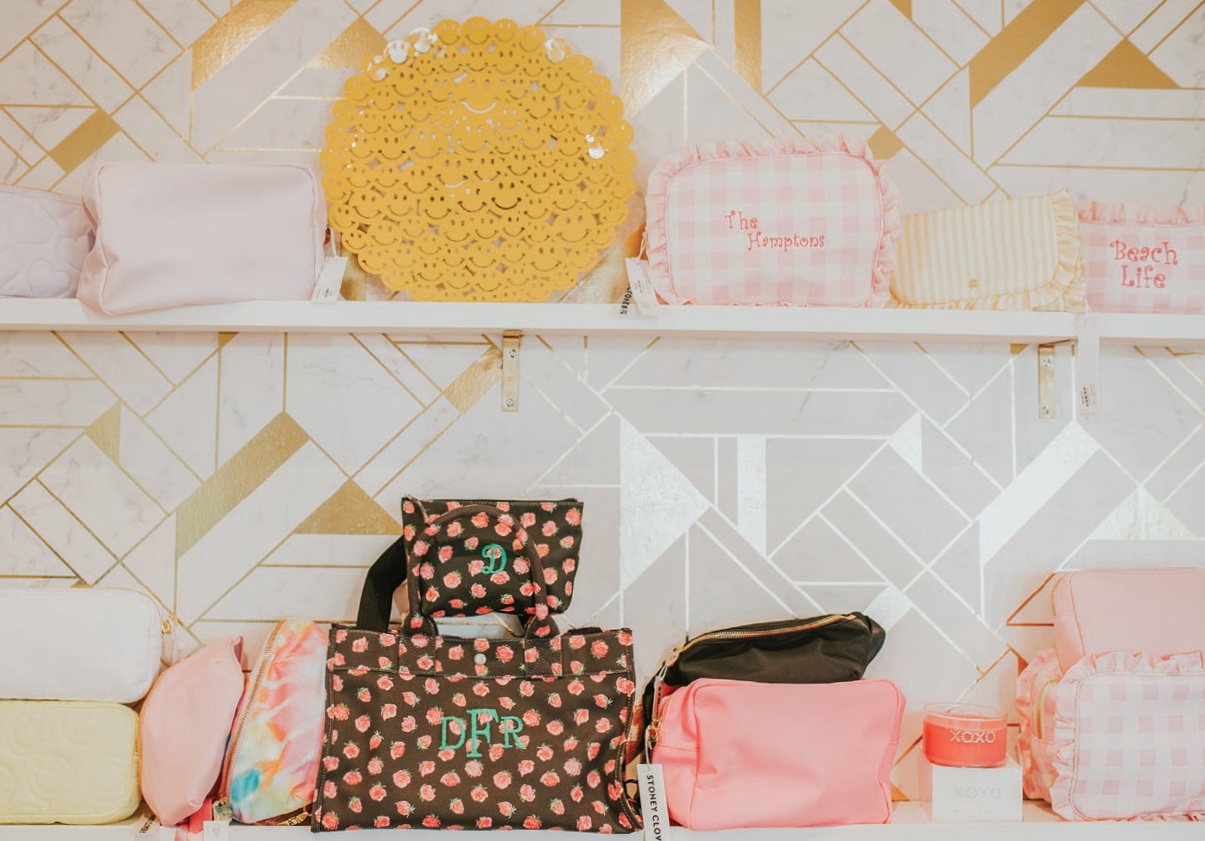 From beachy-chic clothes and accessories to cosmetic cases that can be custom embroidered, Debbie Farber stocks her boutique with products that make customers smile. PHOTO BY GRACE BRAAKSMA