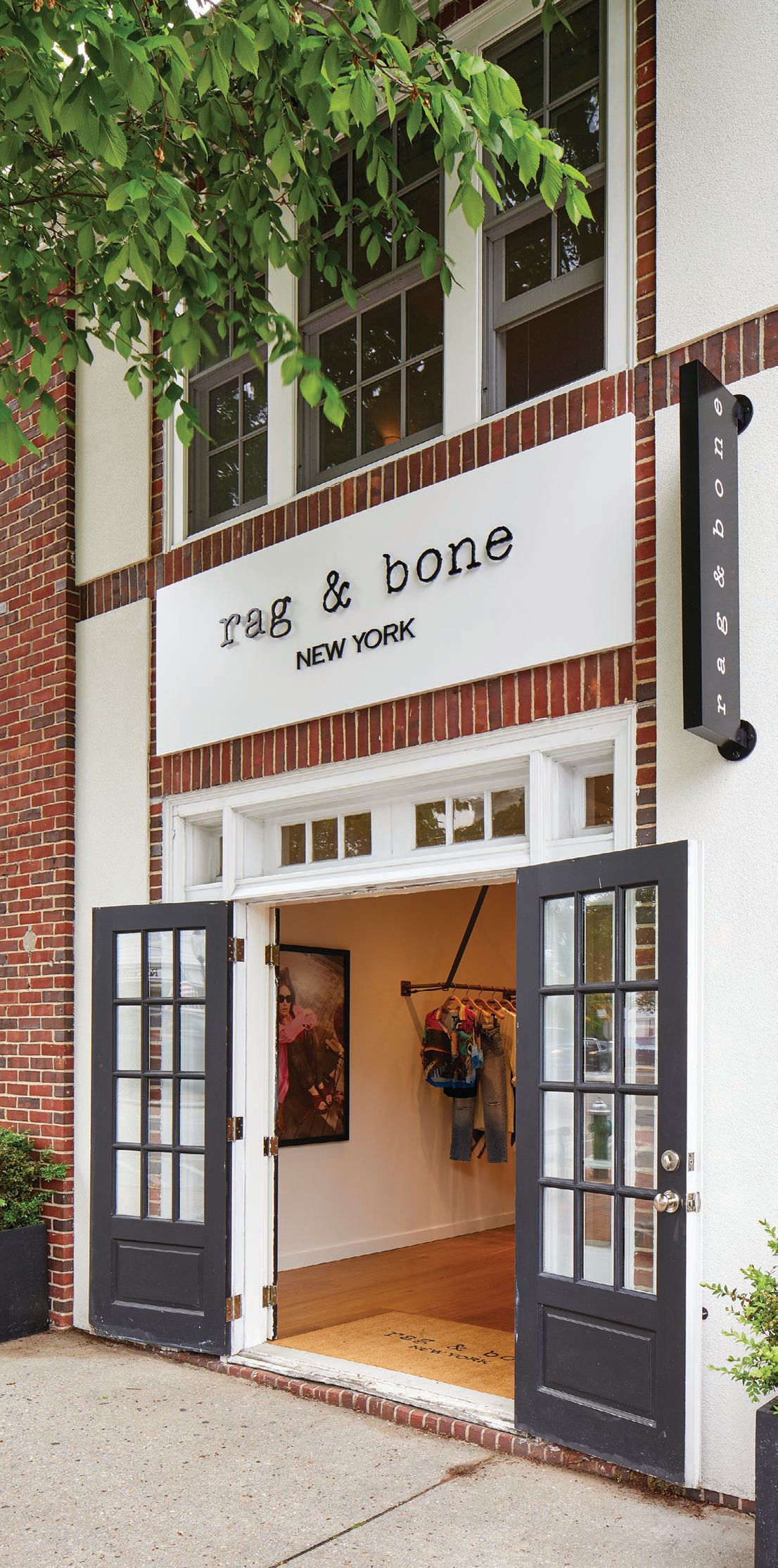 Rag & Bone’s new East Hampton storefront PHOTO: COURTESY OF THE BRAND

