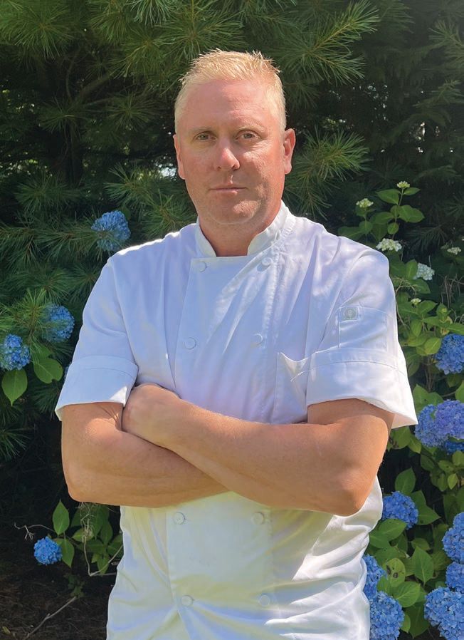 Bostwick’s new chef and partner Damien O’Donnell PHOTO COURTESY OF BOSTWICK’S ON THE HARBOR