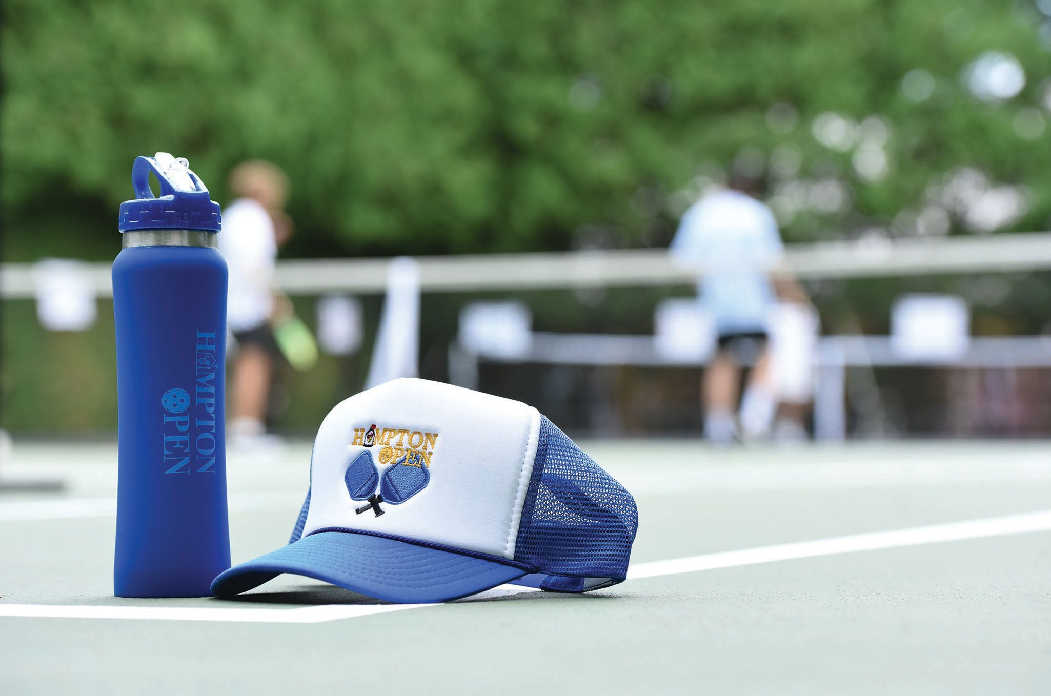 Free hats, water bottles, bags and more will be available during the tournament, and players can pick up customized paddles at the Friday kickoff event before Sunday’s tournament PHOTO BY ROBERTO MATTEO
