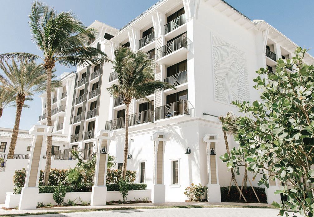 Opal Grand Resort & Spa’s inviting exterior. PHOTO COURTESY OF DISCOVER THE PALM BEACHES AND THE BRANDS