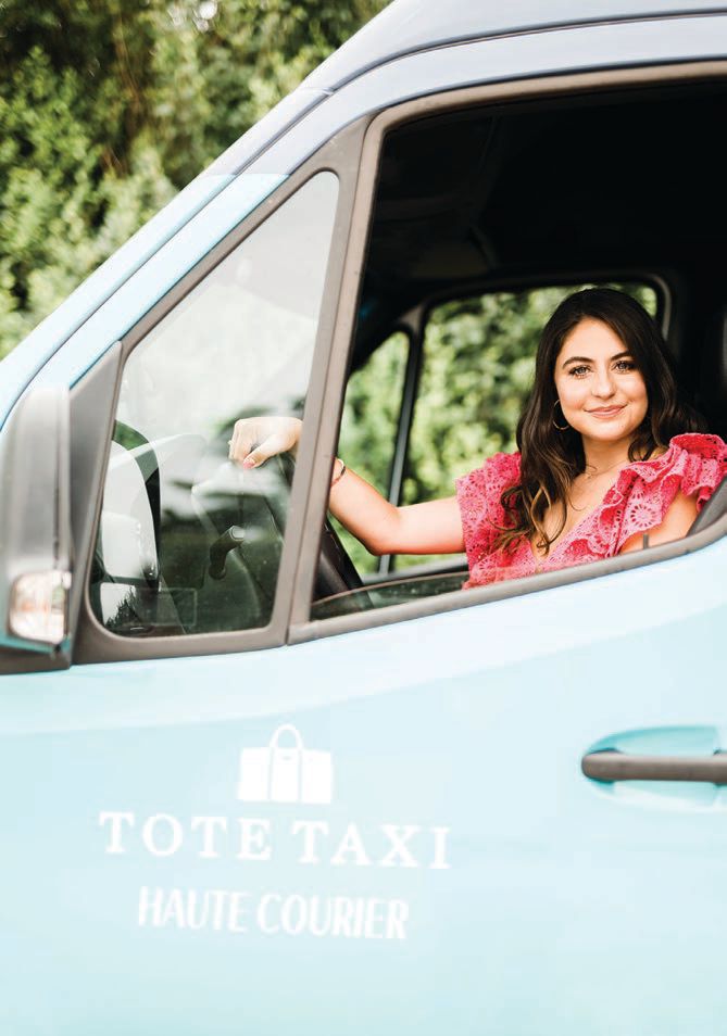 Tote Taxi haute courier. TOTE TAXI PHOTO BY HEATHER HUE