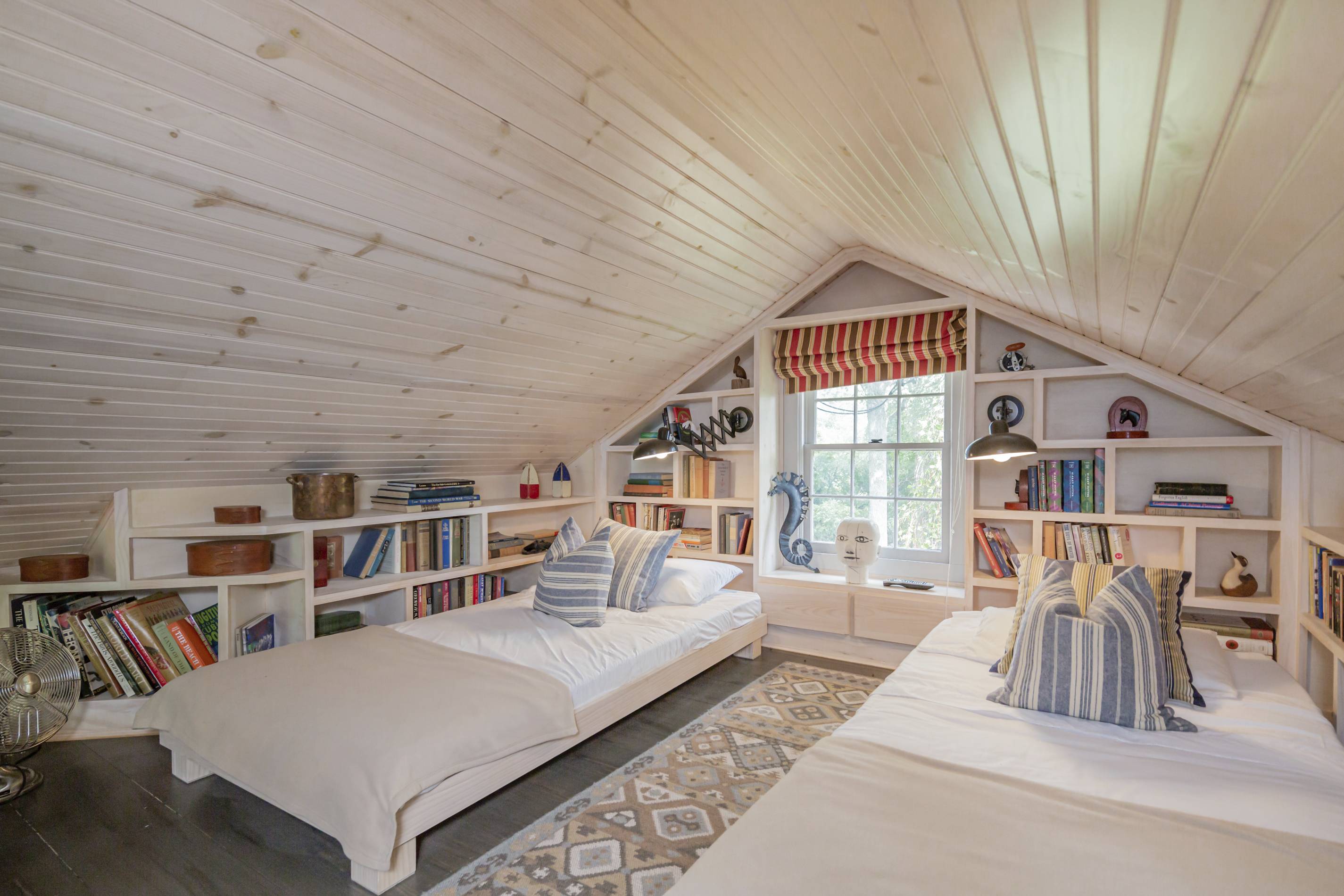 John Steinbeck Hamptons home bedroom